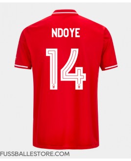 Günstige Nottingham Forest Dan Ndoye #14 Heimtrikot 2025-26 Kurzarm